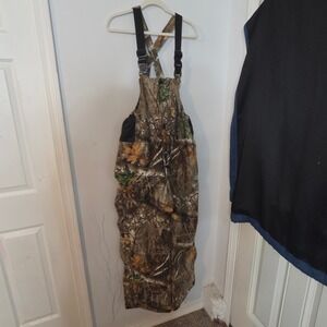Gamehide Mens Camouflage Hunting Bibs Insulated Overalls‎ Real Tree Camo Medium